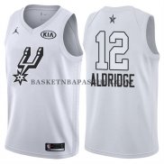 Maillot All Star 2018 San Antonio Spurs Lamarcus Aldridge Blanc