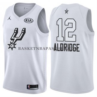 Maillot All Star 2018 San Antonio Spurs Lamarcus Aldridge Blanc
