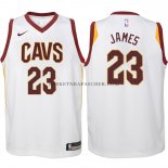 Maillot Enfant Cleveland Cavaliers James 2017-18 Bla