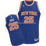 Maillot Authentique New York Knicks Rose Bleu