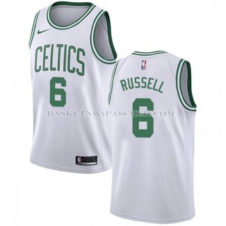 Maillot Boston Celtics Bill Russell NO 6 Association Blanc