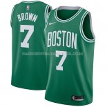 Maillot Boston Celtics Jaylen Brown Icon 2020-21 Vert