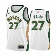 Maillot Boston Celtics Jordan Walsh NO 27 Ville 2023-24 Blanc
