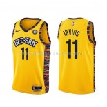 Maillot Brooklyn Nets Kyrie Irving Ville 2020-21 Jaune Maillot Brooklyn Nets Kyrie Irving Ville 2020-21 Jaune