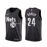 Maillot Brooklyn Nets Noah Vonleh Earned 2020-21 Noir Maillot Brooklyn Nets Noah Vonleh Earned 2020-21 Noir