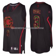 Maillot Camouflage Mode Los Angeles Clippers Paul Noir