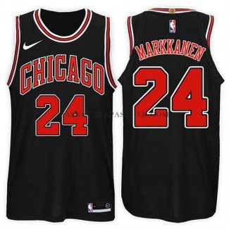 Maillot Chicago Bulls Lauri Markkanen Statement 2017-18 Noir