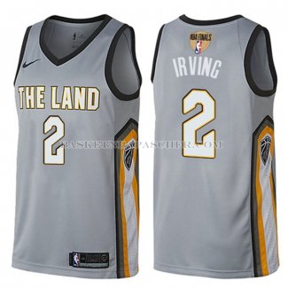Maillot Cleveland Cavaliers Kyrie Irving NO 2 Ville 2018 Gris