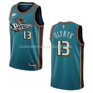 Maillot Detroit Pistons Kelly Olynyk NO 13 Classic 2022-23 Vert