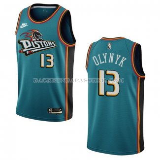 Maillot Detroit Pistons Kelly Olynyk NO 13 Classic 2022-23 Vert