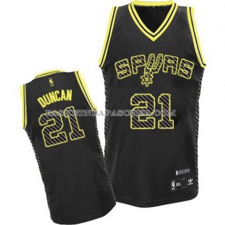 Maillot Electricite Mode San Antonio Spurs Duncan Noir