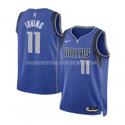 Maillot Enfant Dallas Mavericks Kyrie Irving NO 11 Icon 2022-23 Bleu