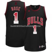 Maillot Environnement Chicago Bulls Rose Noir