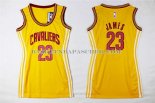 Maillot Femme Cleveland Cavaliers JamesJaune