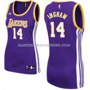 Maillot Femme Los Angeles Lakers Ingam Purpura