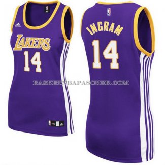 Maillot Femme Los Angeles Lakers Ingam Purpura