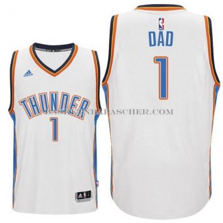 Maillot Fete des peres Oklahoma City Thunder Dad Blanc