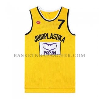 Maillot Film Jugoplastika Kukoc Jaune