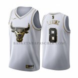 Maillot Golden Edition Chicago Bulls Zach Lavine 2019-20 Blanc