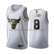 Maillot Golden Edition Chicago Bulls Zach Lavine 2019-20 Blanc