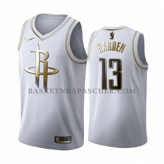 Maillot Golden Edition Houston Rockets James Harden 2019-20 Blanc