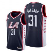 Maillot Los Angeles Clippers Angel Delgado Ville 2019 Bleu