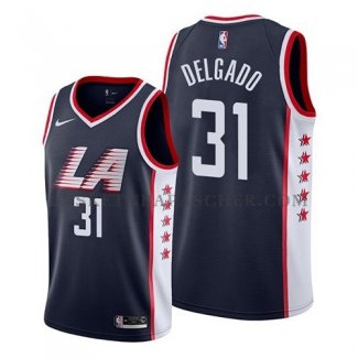 Maillot Los Angeles Clippers Angel Delgado Ville 2019 Bleu