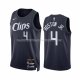 Maillot Los Angeles Clippers Brandon Boston JR. NO 4 Ville 2023-24 Bleu