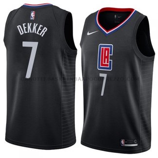 Maillot Los Angeles Clippers Sam Dekker Statement 2018 Noir