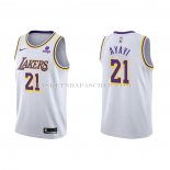 Maillot Los Angeles Lakers Joel Ayayi NO 21 Association 2021-22 Blanc