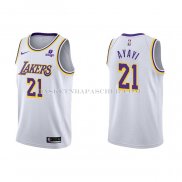 Maillot Los Angeles Lakers Joel Ayayi NO 21 Association 2021-22 Blanc