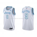 Maillot Los Angeles Lakers Kent Bazemore NO 9 Ville 2021-22 Blanc