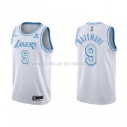 Maillot Los Angeles Lakers Kent Bazemore NO 9 Ville 2021-22 Blanc