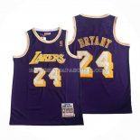 Maillot Los Angeles Lakers Kobe Bryant NO 24 Mitchell & Ness 2007-08 Volet