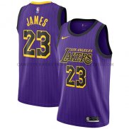 Maillot Los Angeles Lakers Lebron James Ciudad 2018 Volet