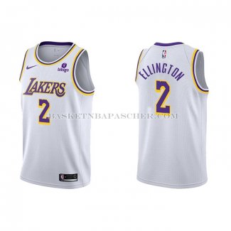 Maillot Los Angeles Lakers Wayne Ellington NO 2 Association 2021-22 Blanc
