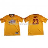 Maillot Manche Courte Cleveland Cavaliers James Jaune