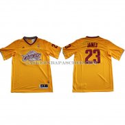 Maillot Manche Courte Cleveland Cavaliers James Jaune