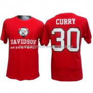 Maillot Manche Courte Davidson College Curry Rouge