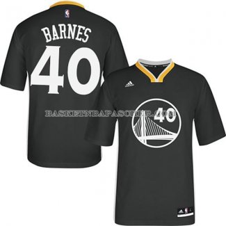 Maillot Manche Courte Golden State Warriors Barnes Noir