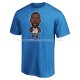 Maillot Manche Courte Oklahoma City Thunder George Hill Star Player Bleu