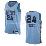 Maillot Memphis Grizzlies Dillon Brooks NO 24 Statement 2022-23 Bleu