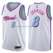 Maillot Miami Heat Tyler Johnson Ciudad 2017-18 Blanc