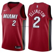 Maillot Miami Heat Wayne Ellington Statehombret 2017-18 Rouge