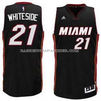 Maillot Miami Heat Whiteside Noir