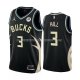 Maillot Milwaukee Bucks George Hill NO 3 Statement 2022-23 Noir