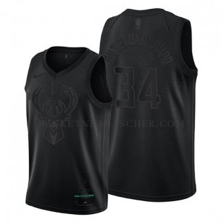 Maillot Milwaukee Bucks Giannis Antetokounmpo MVP 2019 Noir