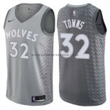 Maillot Minnesota Timberwolves Towns Ciudad 2017-18 Gris