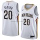 Maillot New Orleans Pelicans Rashad Vaughn Association 2018 Blan