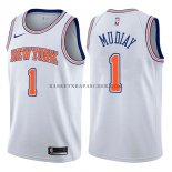 Maillot New York Knicks Emmanuel Mudiay Statehombret 2017-18 Bla